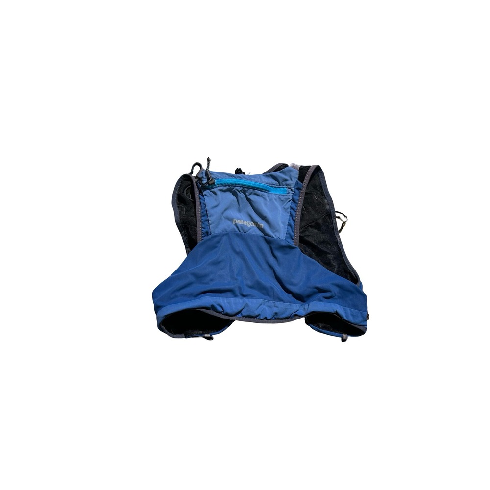 Patagonia Slope Runner Kids Blue Black Trail Running Hydration Vest Size M
